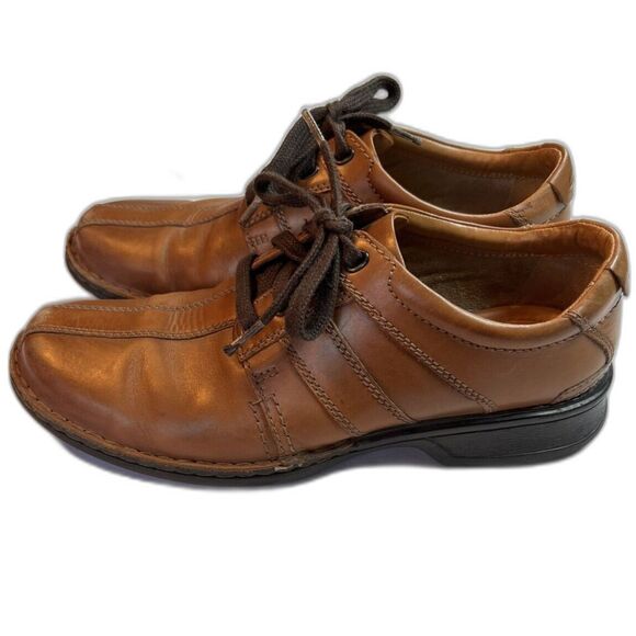 Clarks Collection‎ Touareg Vibe Men’s Lined Brown Oxford Shoes Size 9 main image 8